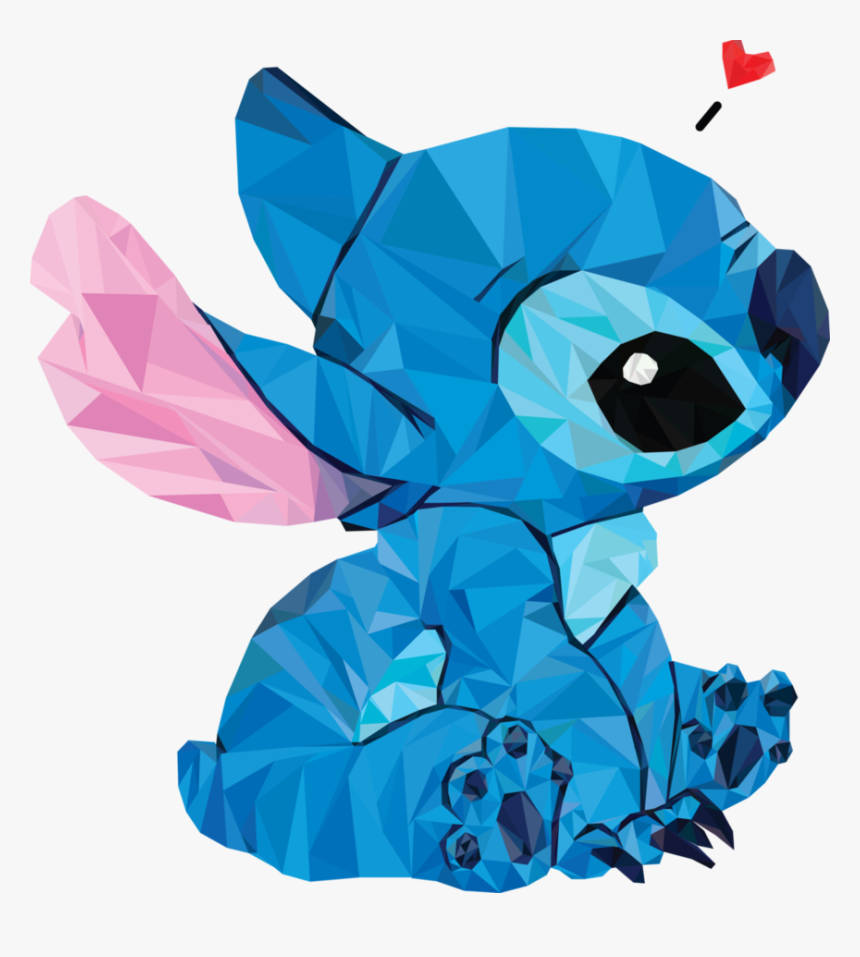 Lindoarte Poligonal De Lilo Stitch Fondo de pantalla