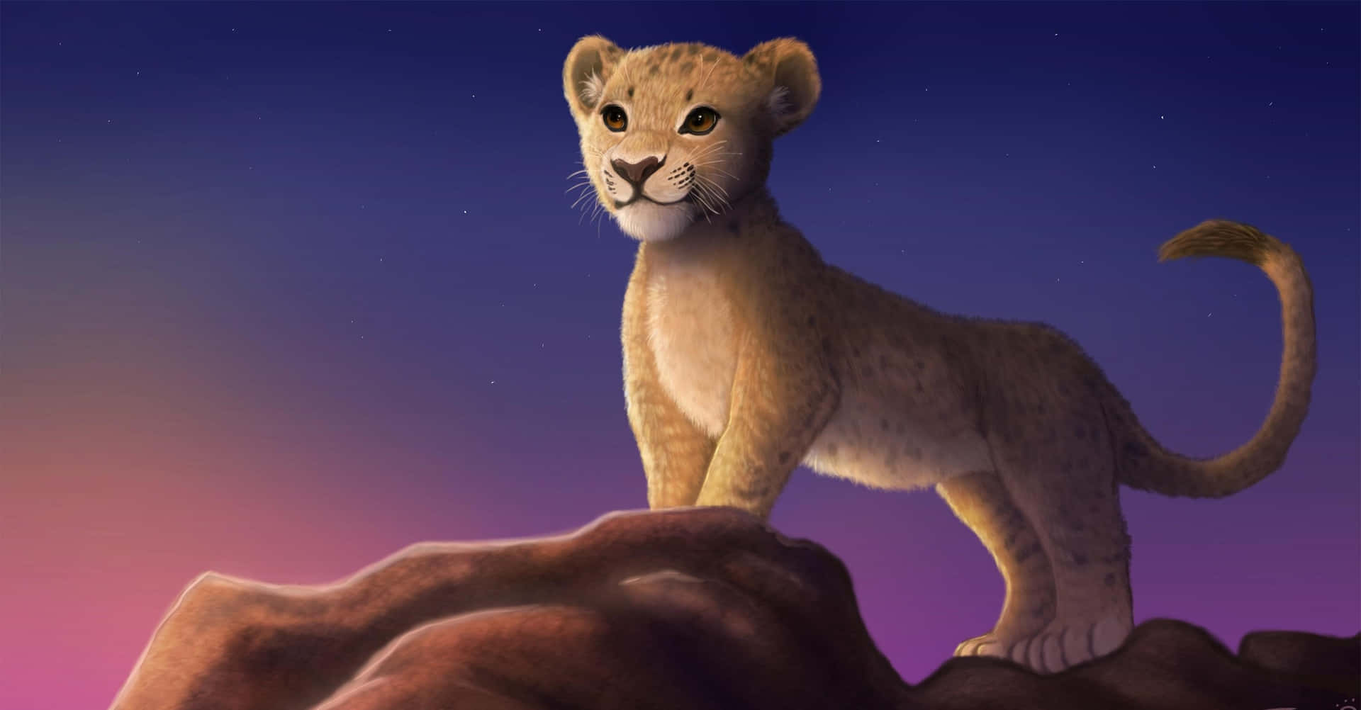 Cute Lion King 2019 Baby Simba Wallpaper