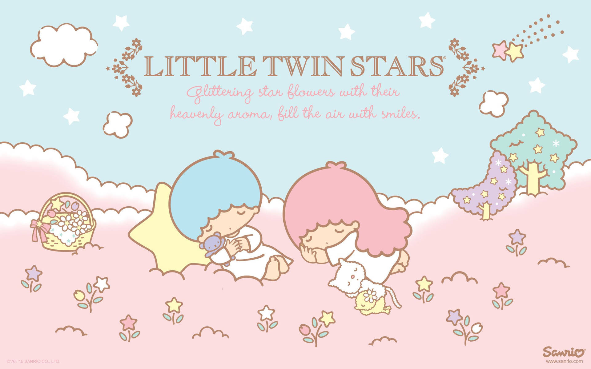 Follow your dreams with Little Twin Stars Kiki and Lala Wallpaper