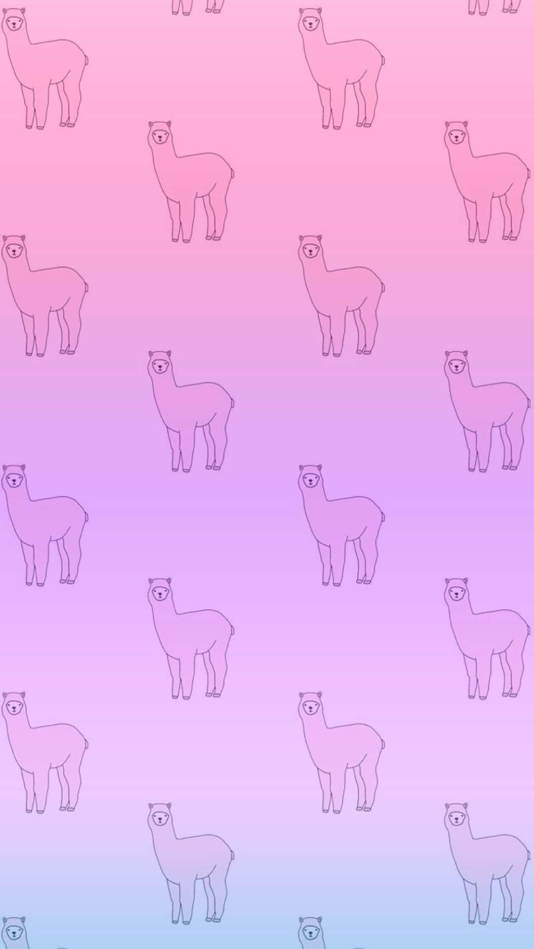 Cute Llama Elements Seamless Pattern Pink And Blue Funny Alpacas And Cacti  Trendy Fluffy Animals Isolated On White Background Childish Decor Textile  Wrapping Paper Wallpaper Vector Print Stock Illustration Download Image |