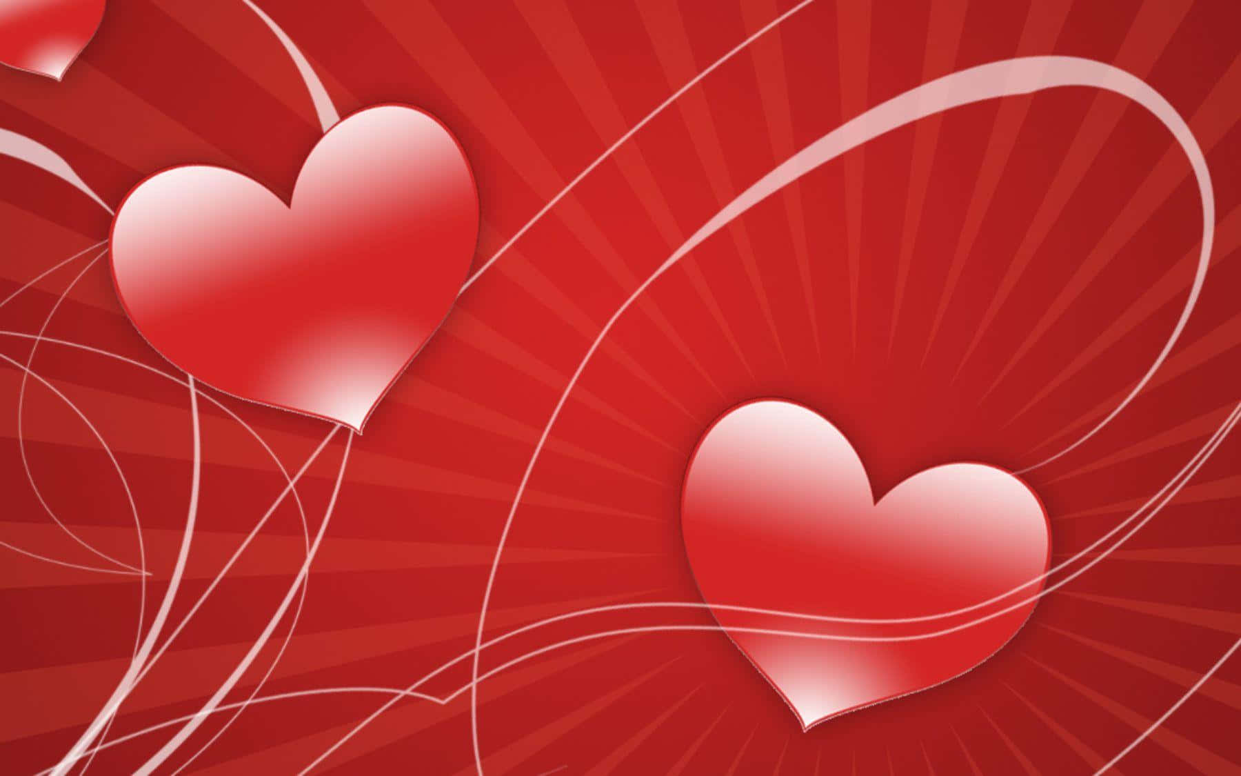 Valentinsdagsbakgrundmed Hjärtan