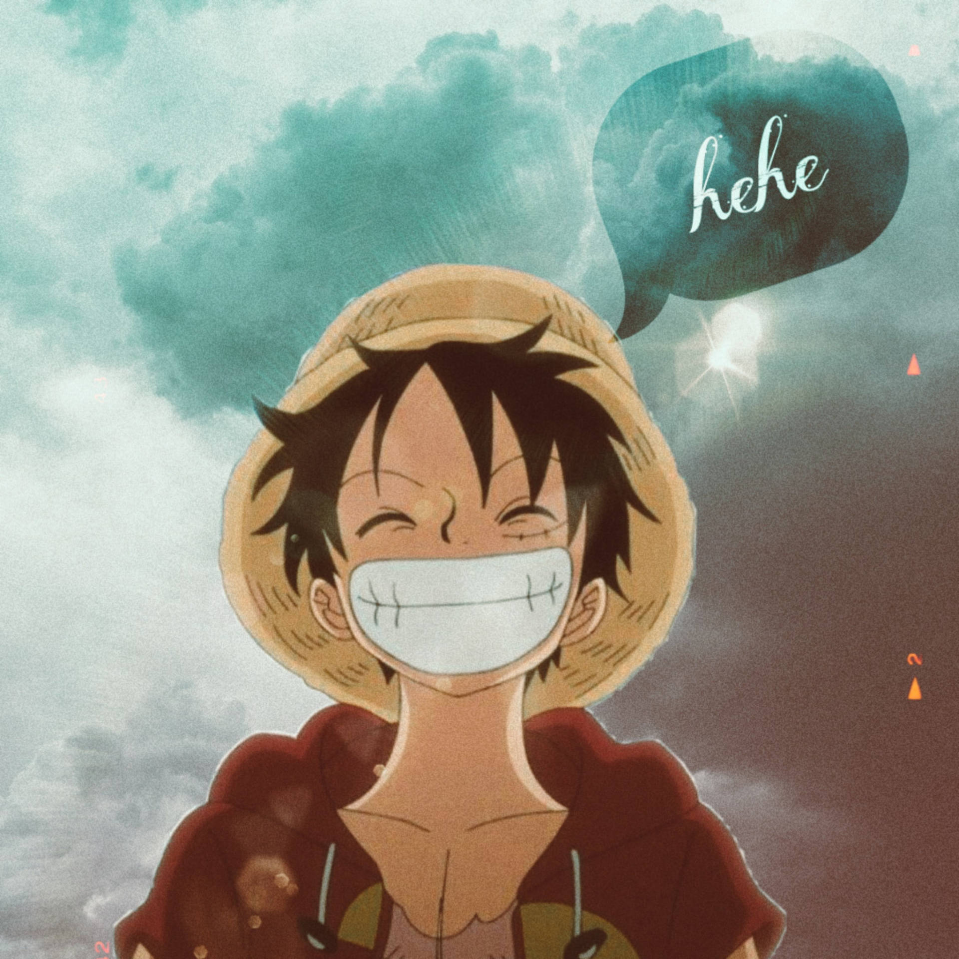 Cute Luffy Smile Background