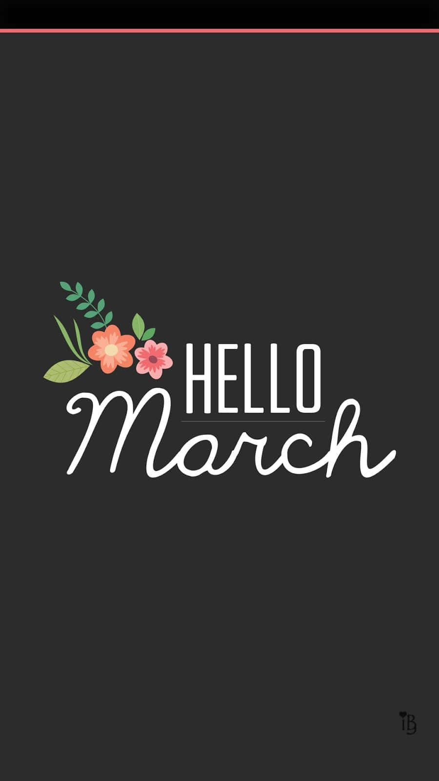 “Welcome March! Celebrate the Coming of Spring with Cuteness” Wallpaper