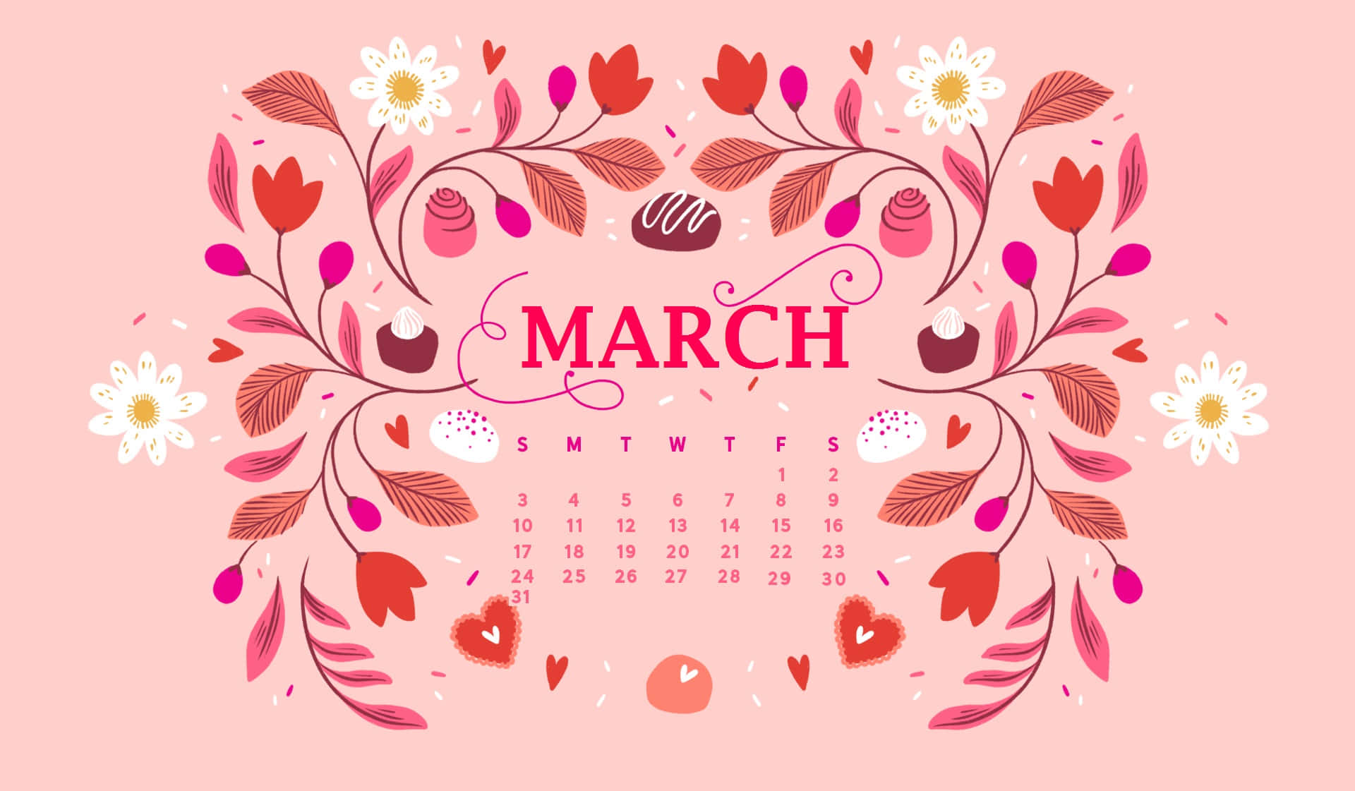 Enjoying the beauty of nature in a Cute March Wallpaper