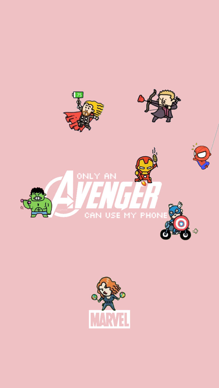 Cute Marvel Avengers Chibi Wallpaper