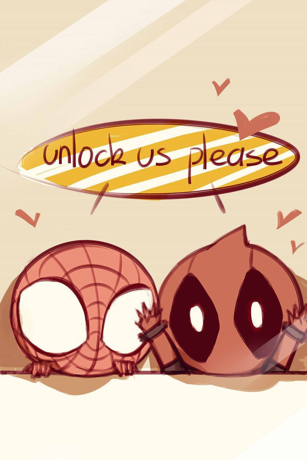 "A Fiercely Adorable Marvel" Wallpaper