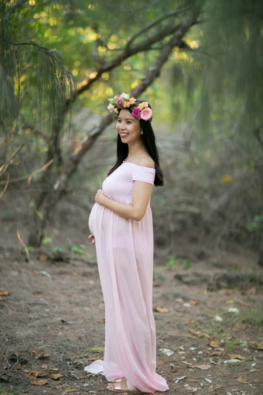 Cute Maternity Beautiful Gown Picture