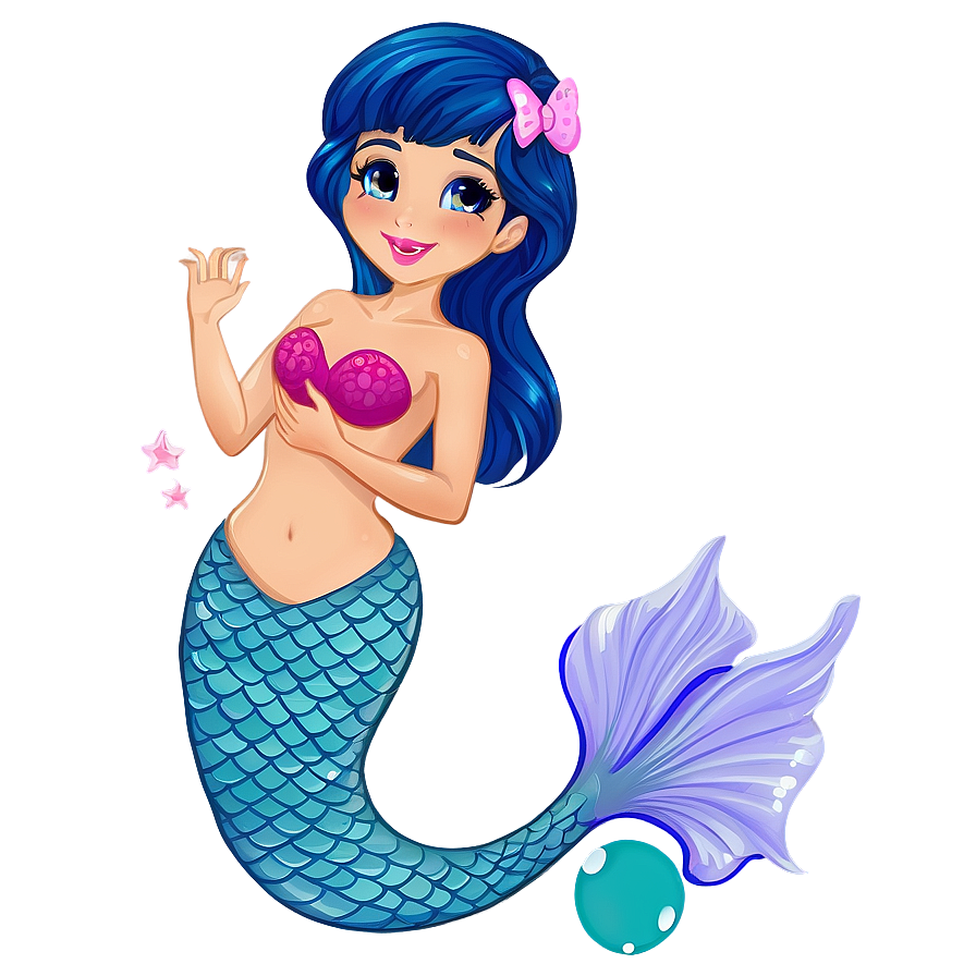 Cute Mermaid Png 05032024 PNG