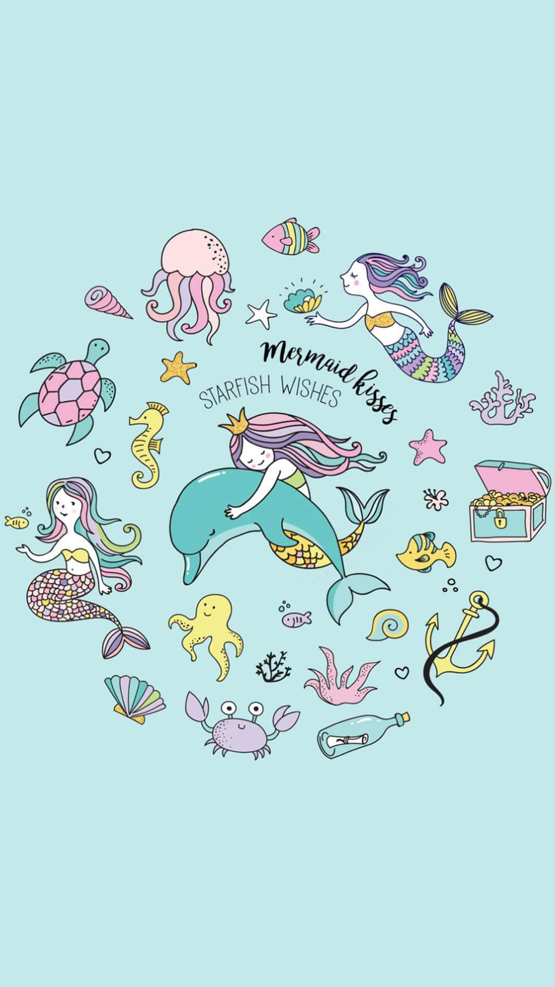 Cute Mermaid Wallpaper