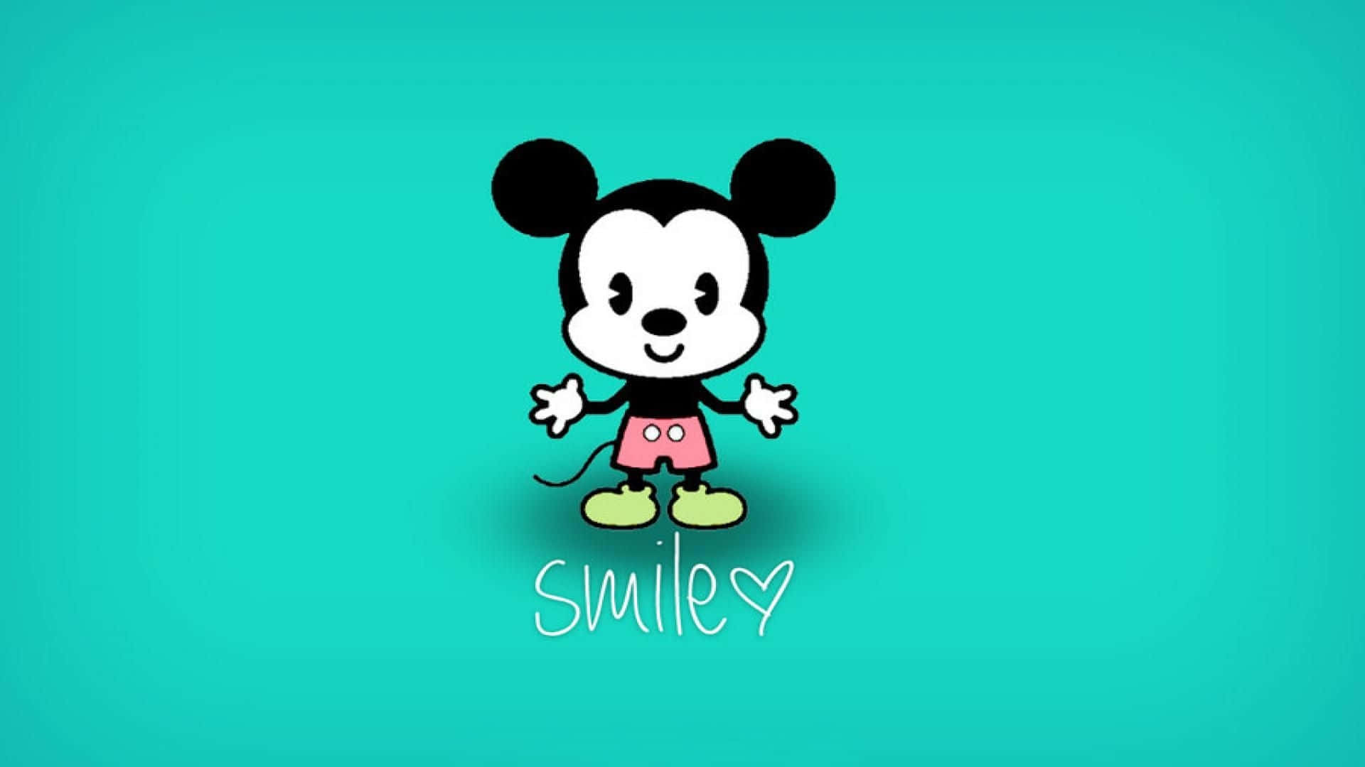 SEO  Cute Mickey Mouse Mouse Looking Adorablely at the Camera Wallpaper