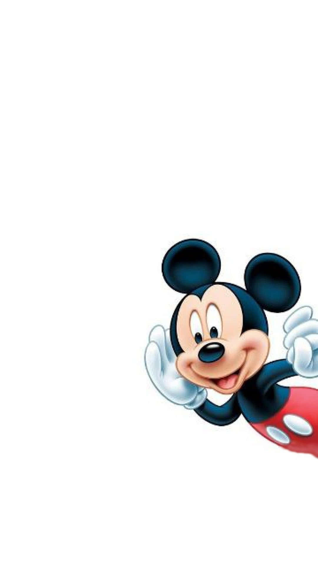 Look how cute Mickey Mouse is! Wallpaper