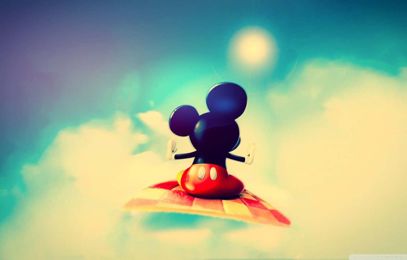 "Cuddle up with Cute Mickey Mouse!" Wallpaper