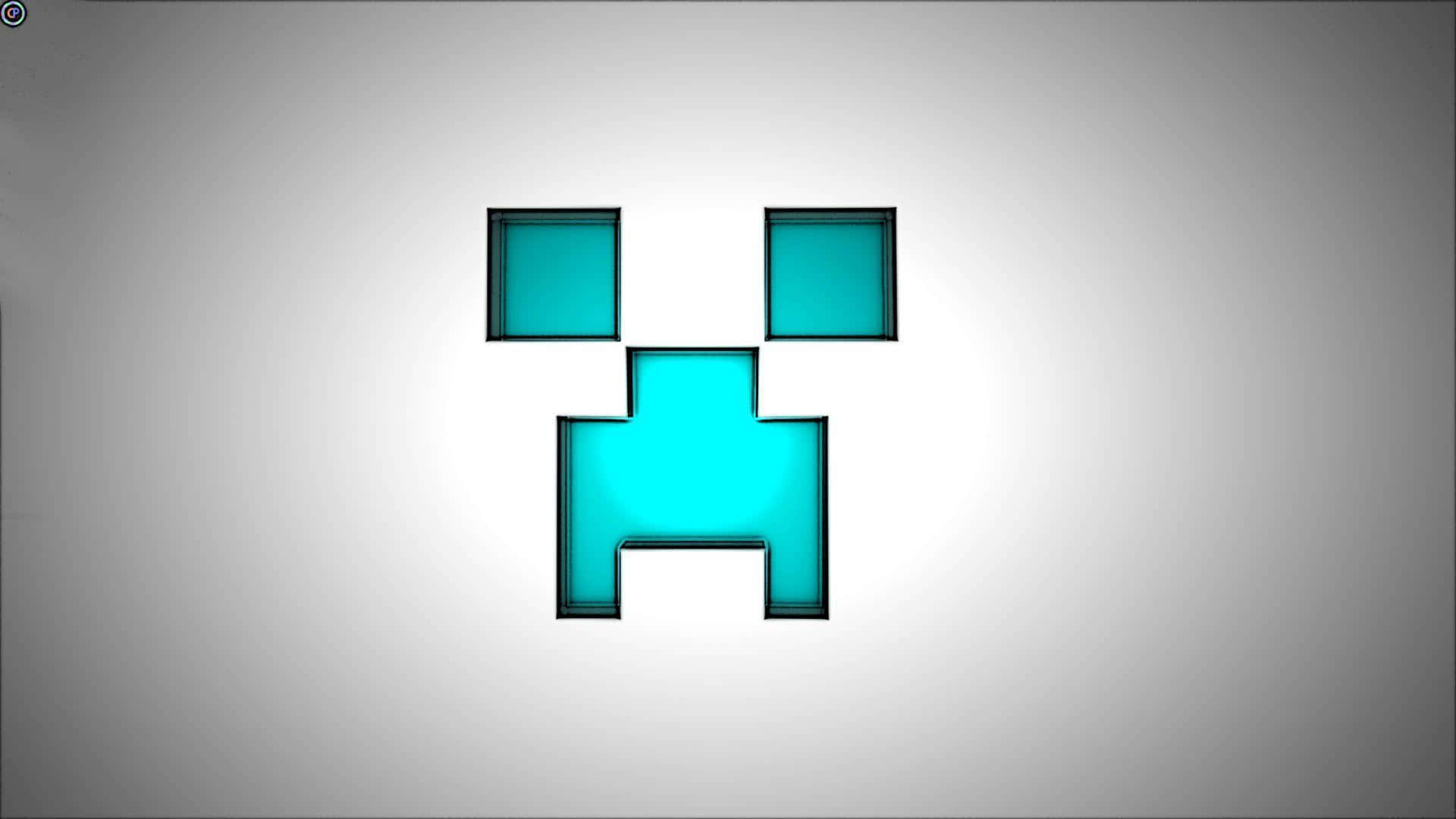 A Tiny Glowing Creeper for your Minecraft Adventures! Wallpaper
