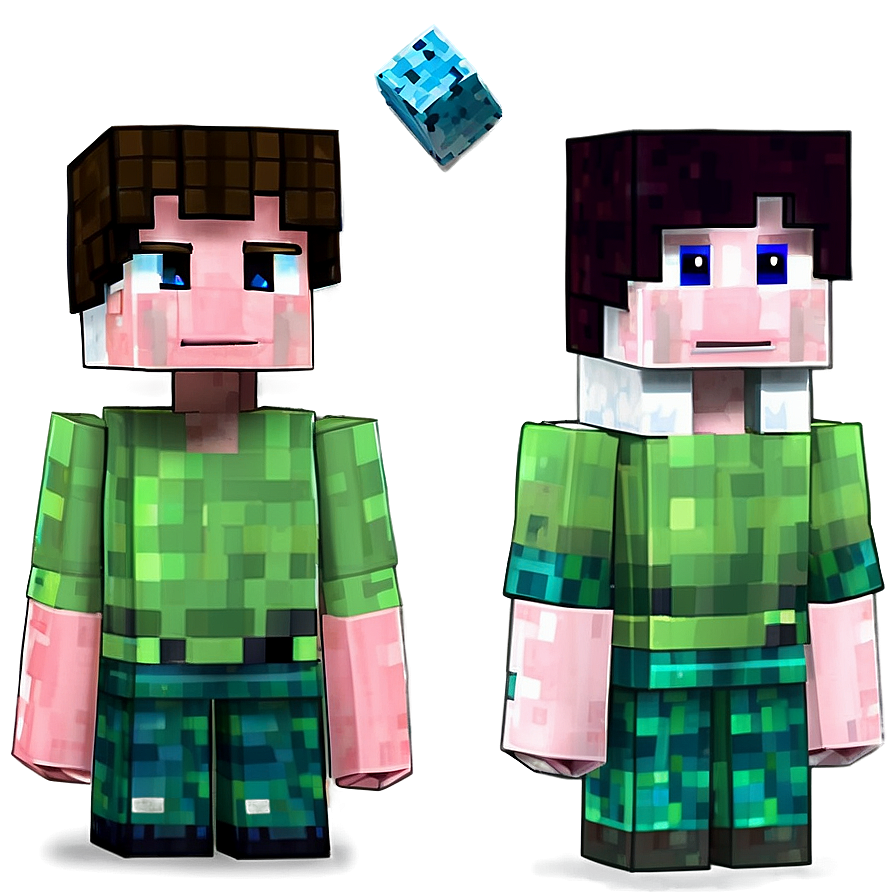 Cute Minecraft Villager Png 06202024 PNG