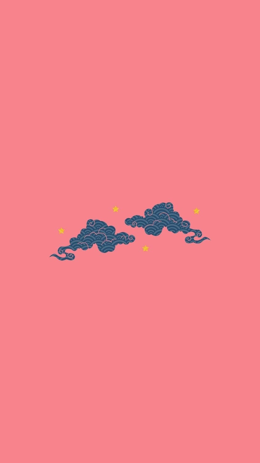 Cute Minimalist Cloud Wallpaper