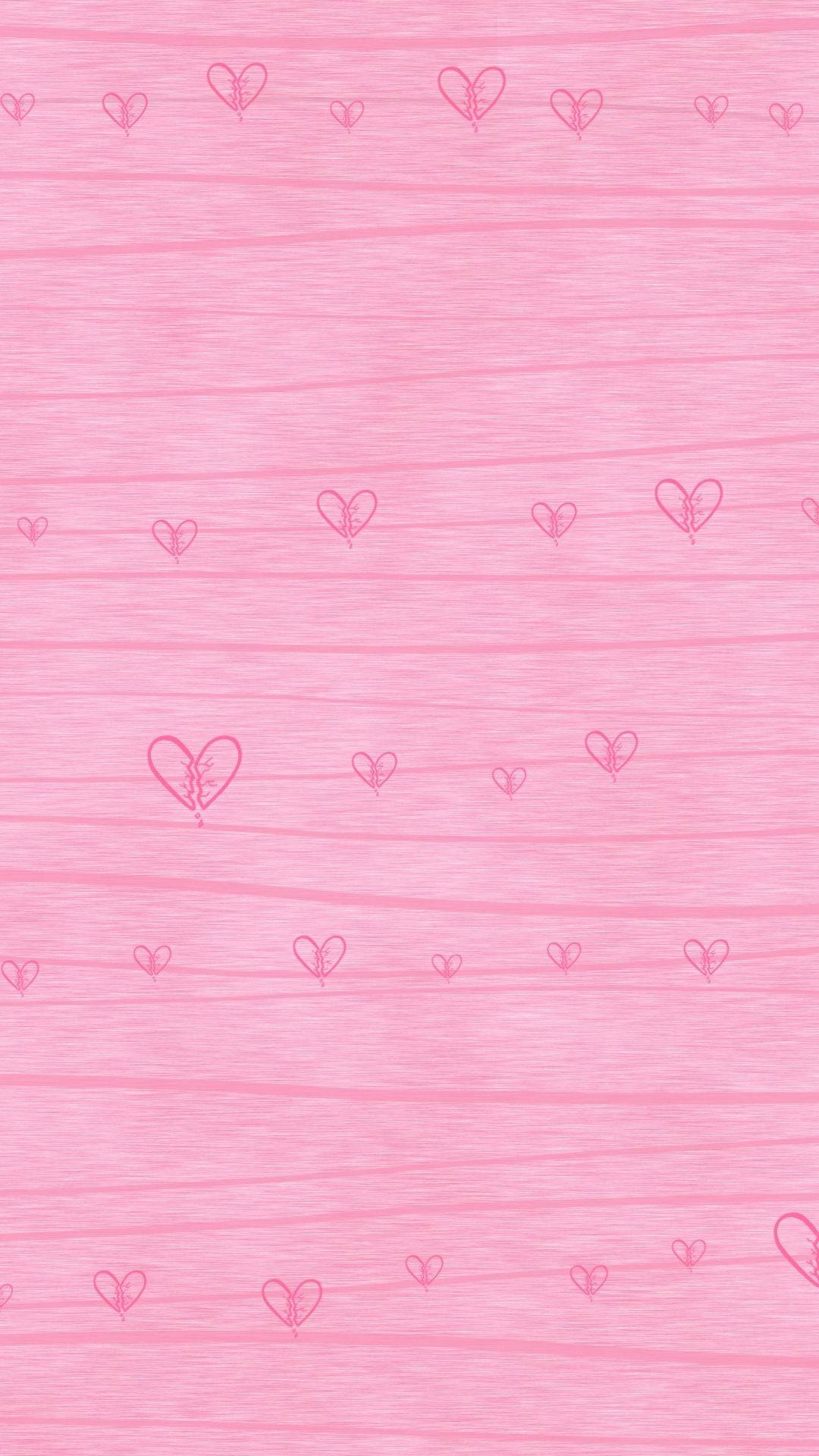 Cute Minimalist Love Heart Design Wallpaper