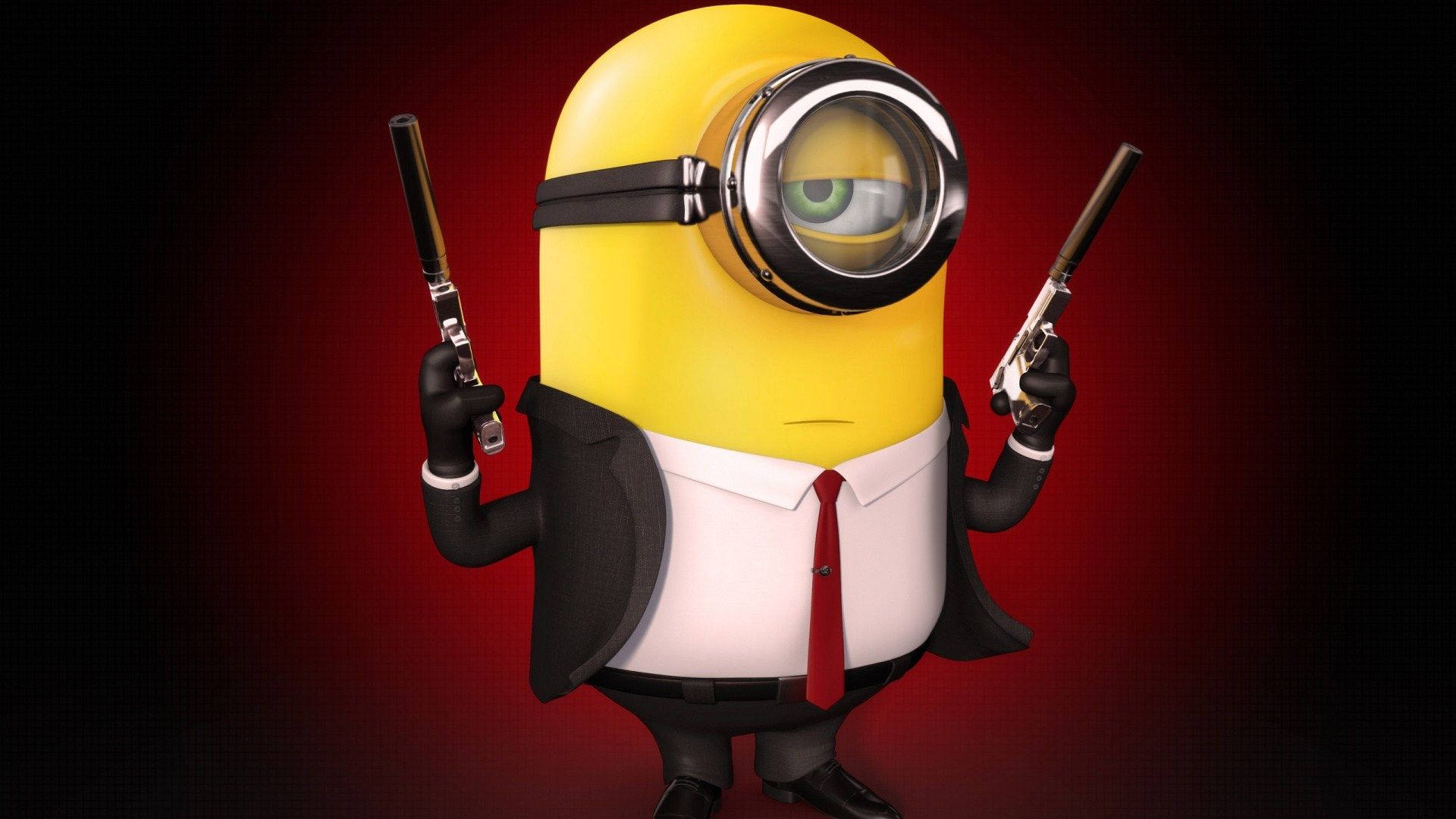 Cute Minion Mission Impossible Background