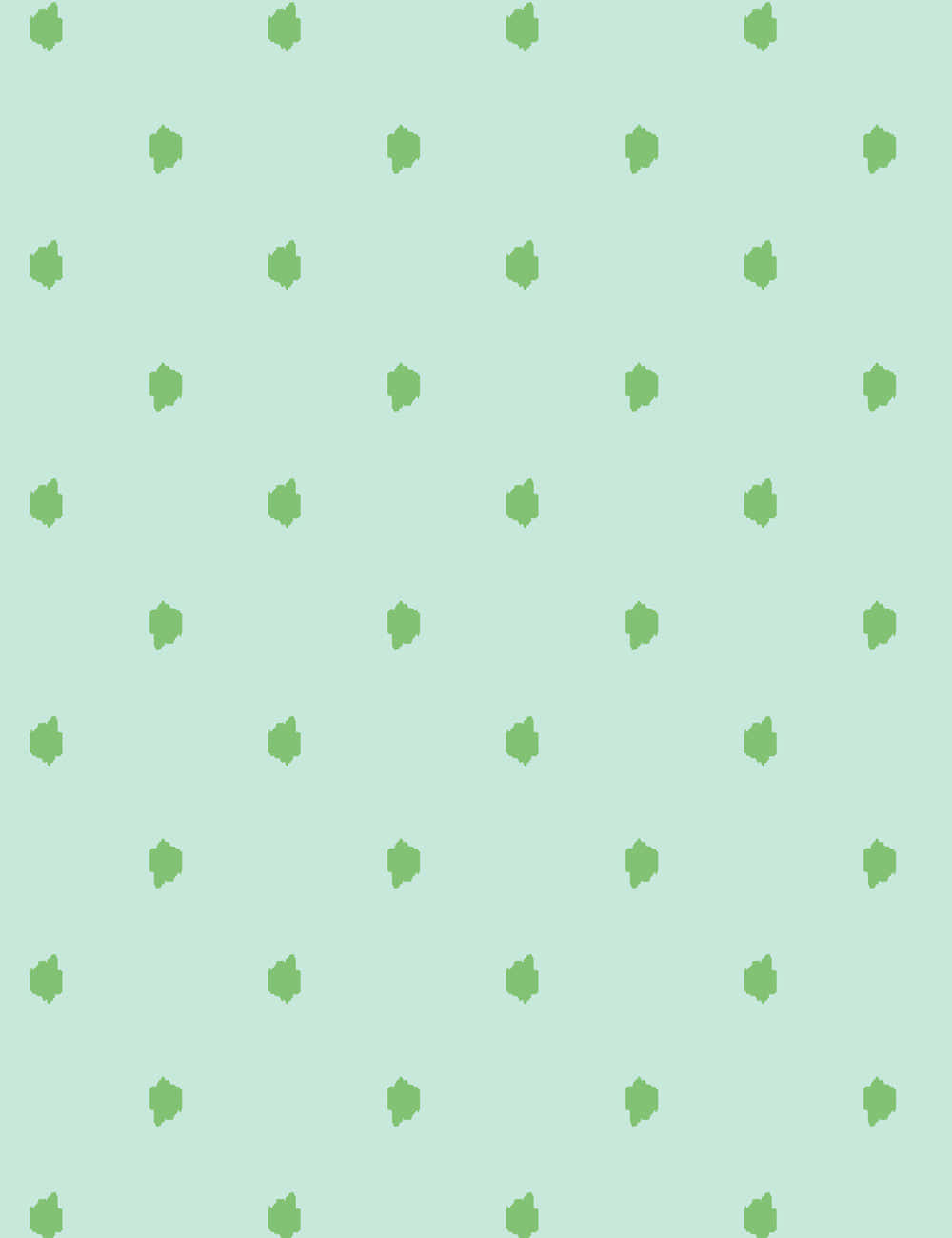 Seamløs sød mintgrøn estetisk Tapet Wallpaper