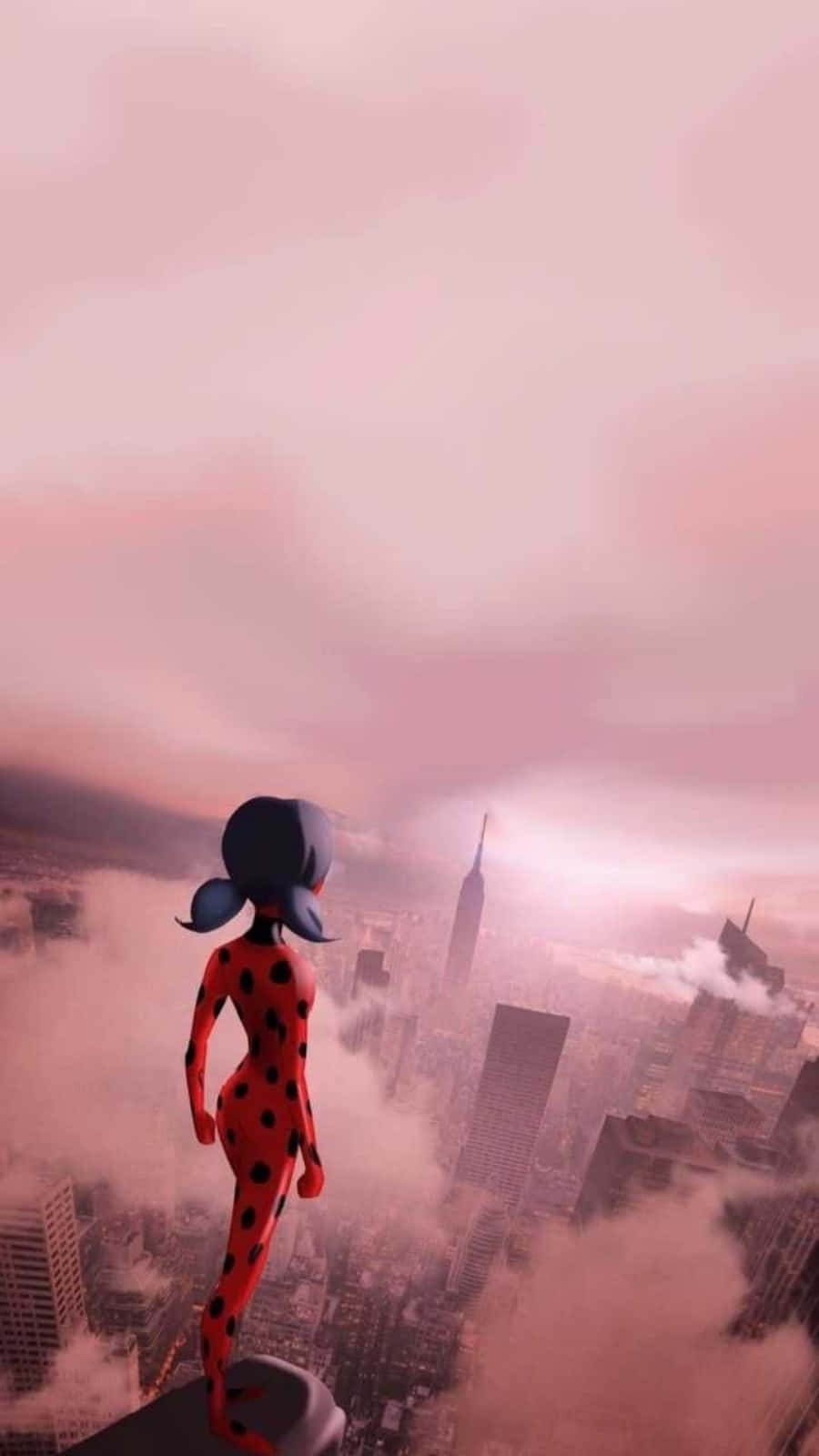 Cute Miraculous Ladybug Pink Sky Pictures
