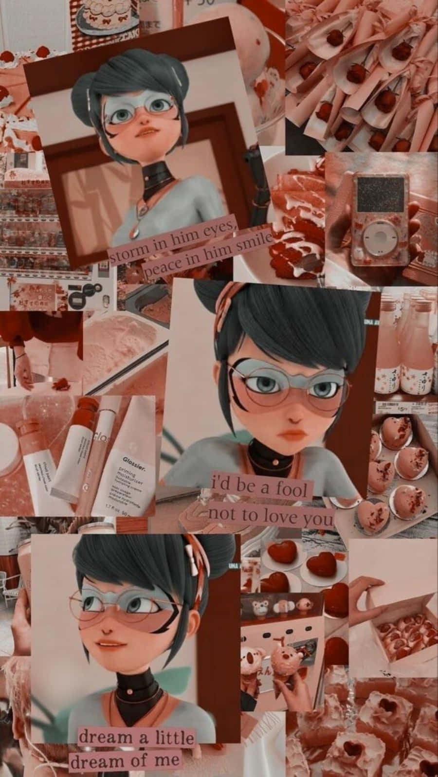 Cute Miraculous Ladybug Aesthetic Collage Picture