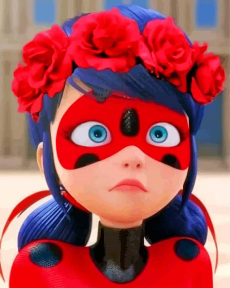 Cute Miraculous Ladybug Flower Crown Picture