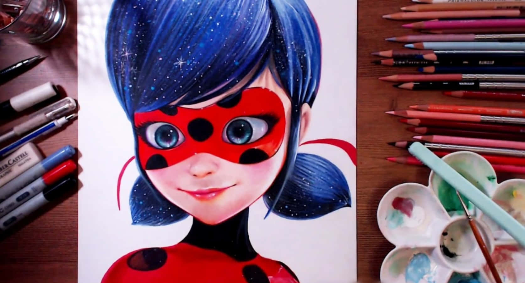 Cute Miraculous Ladybug Pencil Art Pictures