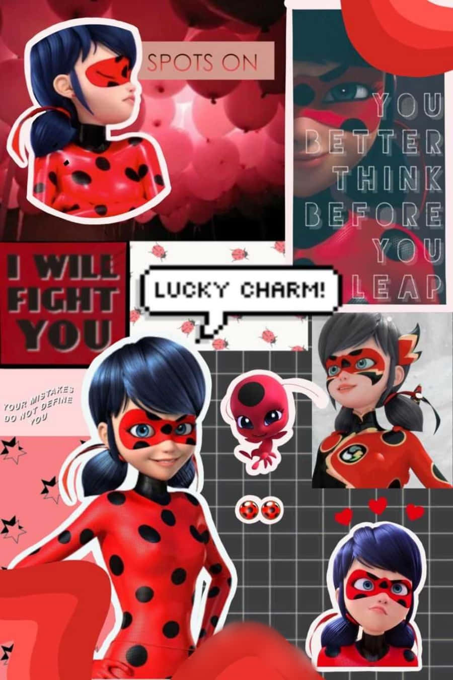 Cute Miraculous Ladybug Cool Collage Picture