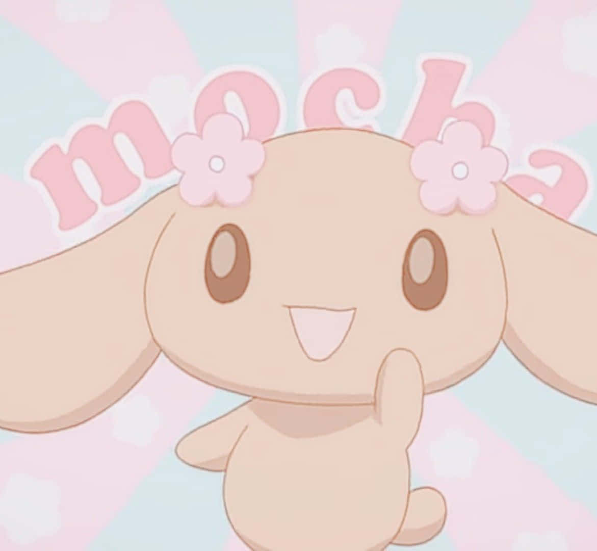 Cute Mocha Sanrio Character Wallpaper