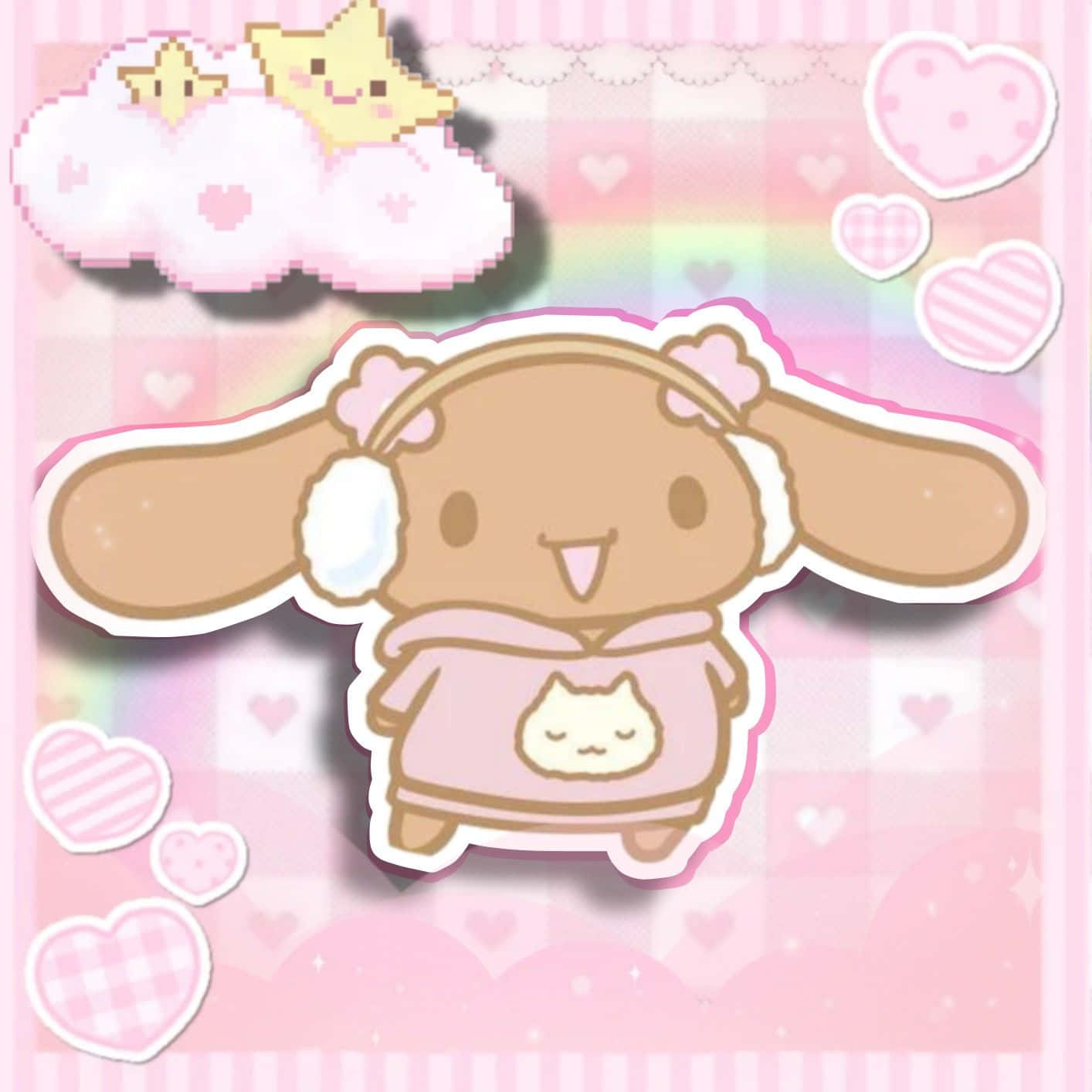 Download Cute Mocha Sanrio Character Wallpaper | Wallpapers.com