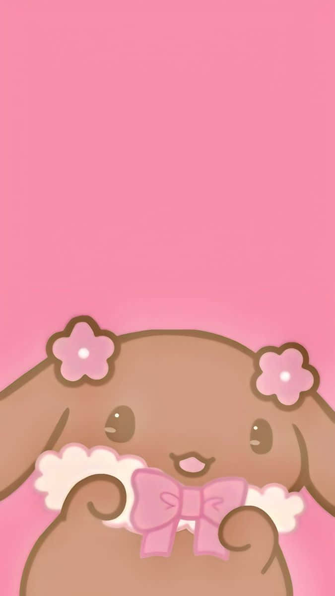 Cute Mocha Sanrio Character Wallpaper