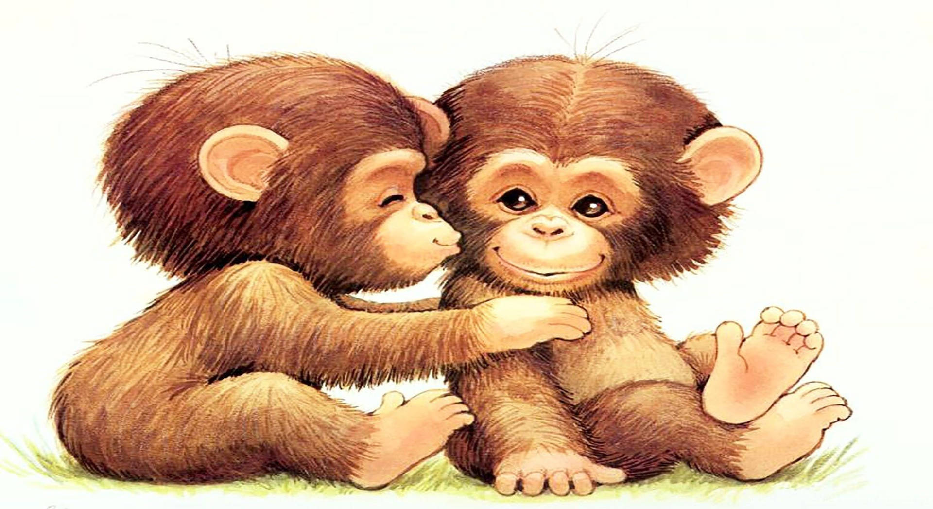 Cute Baby Monkey Coloring Pages - Get Coloring Pages