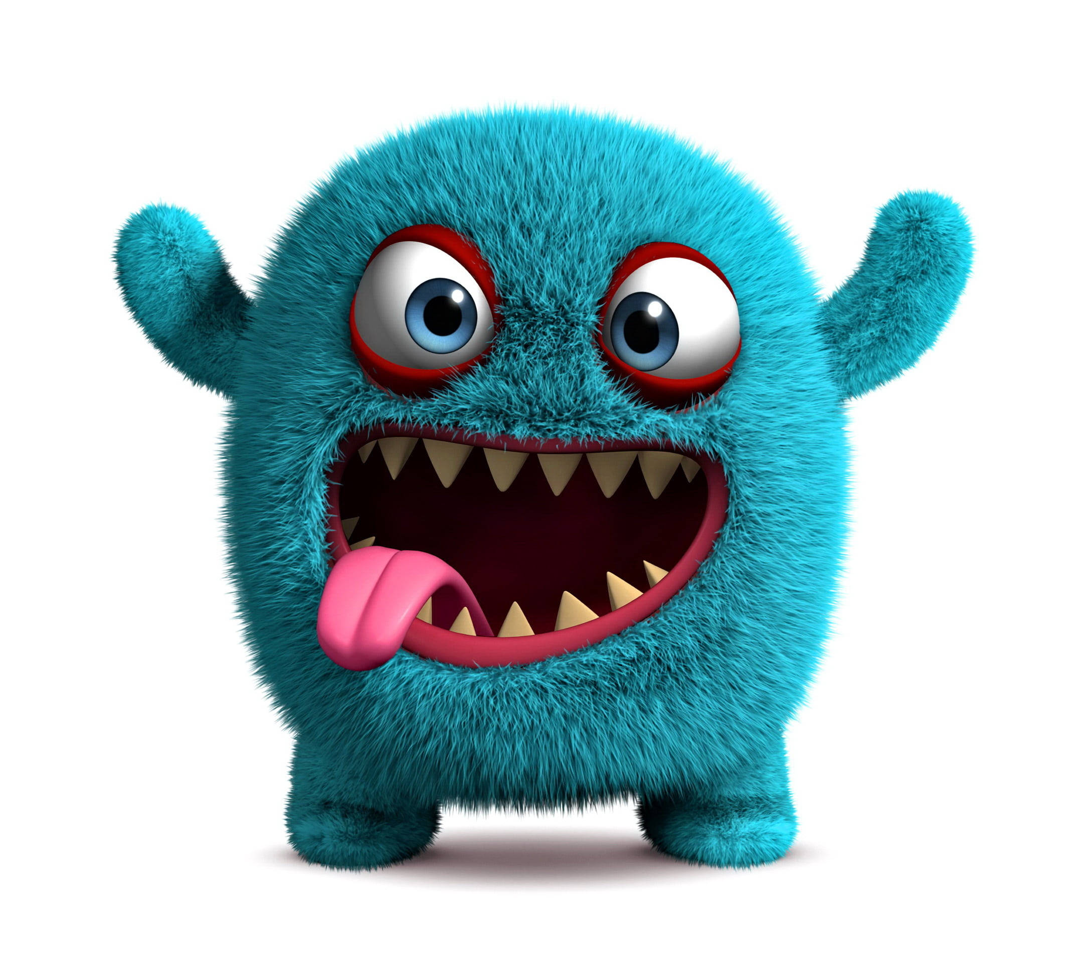 Cute Monster 3d Android Phone Wallpaper