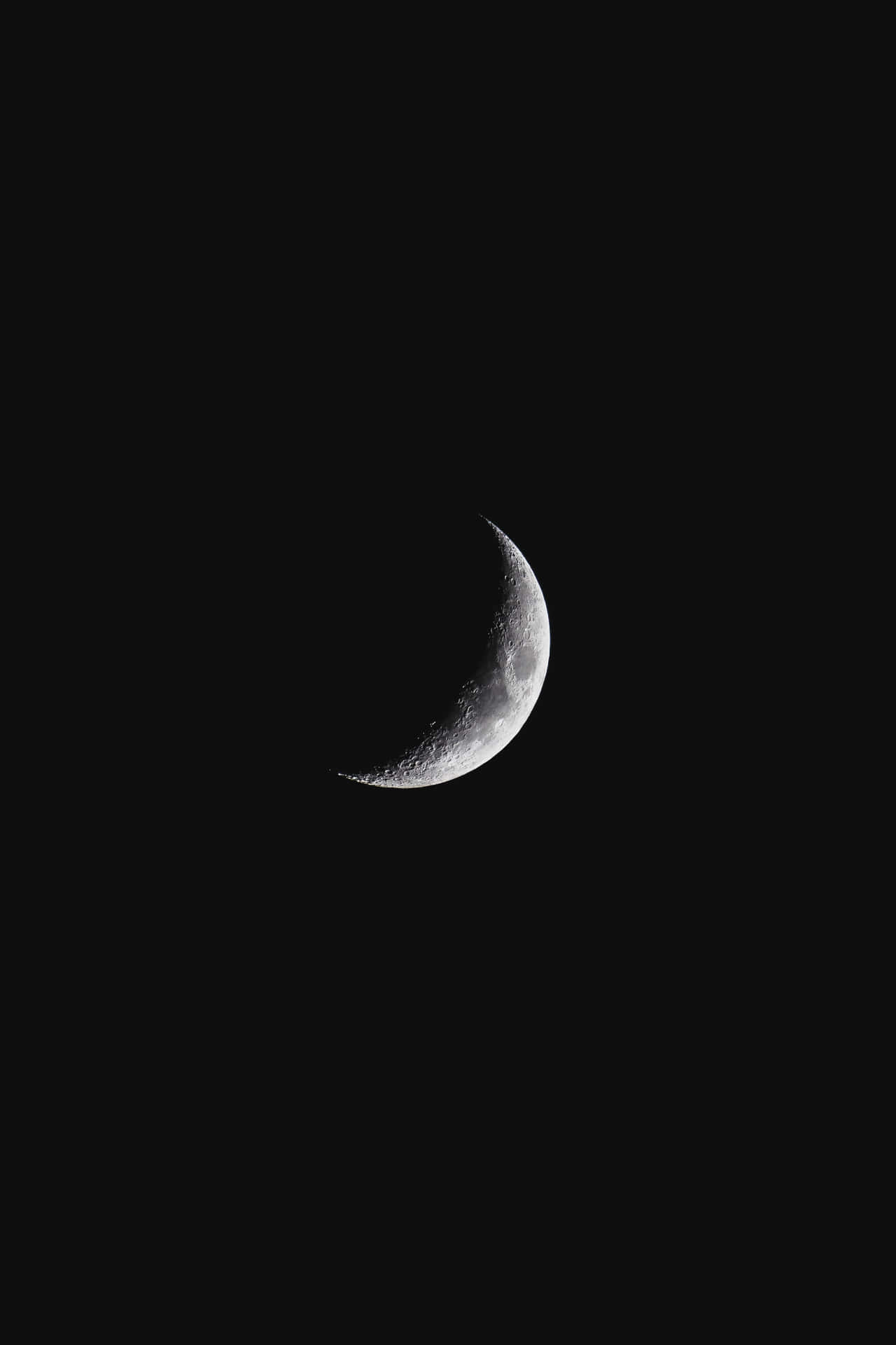 Eineschöne Nacht Mit Dem Niedlichen Mond Wallpaper