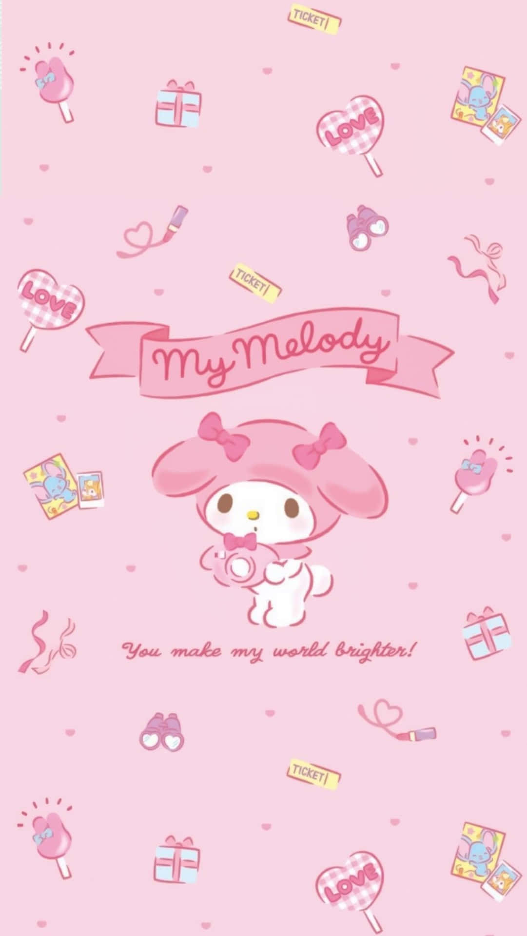 Søde My Melody Sanrio Cartoon Character Design tapeter: Wallpaper