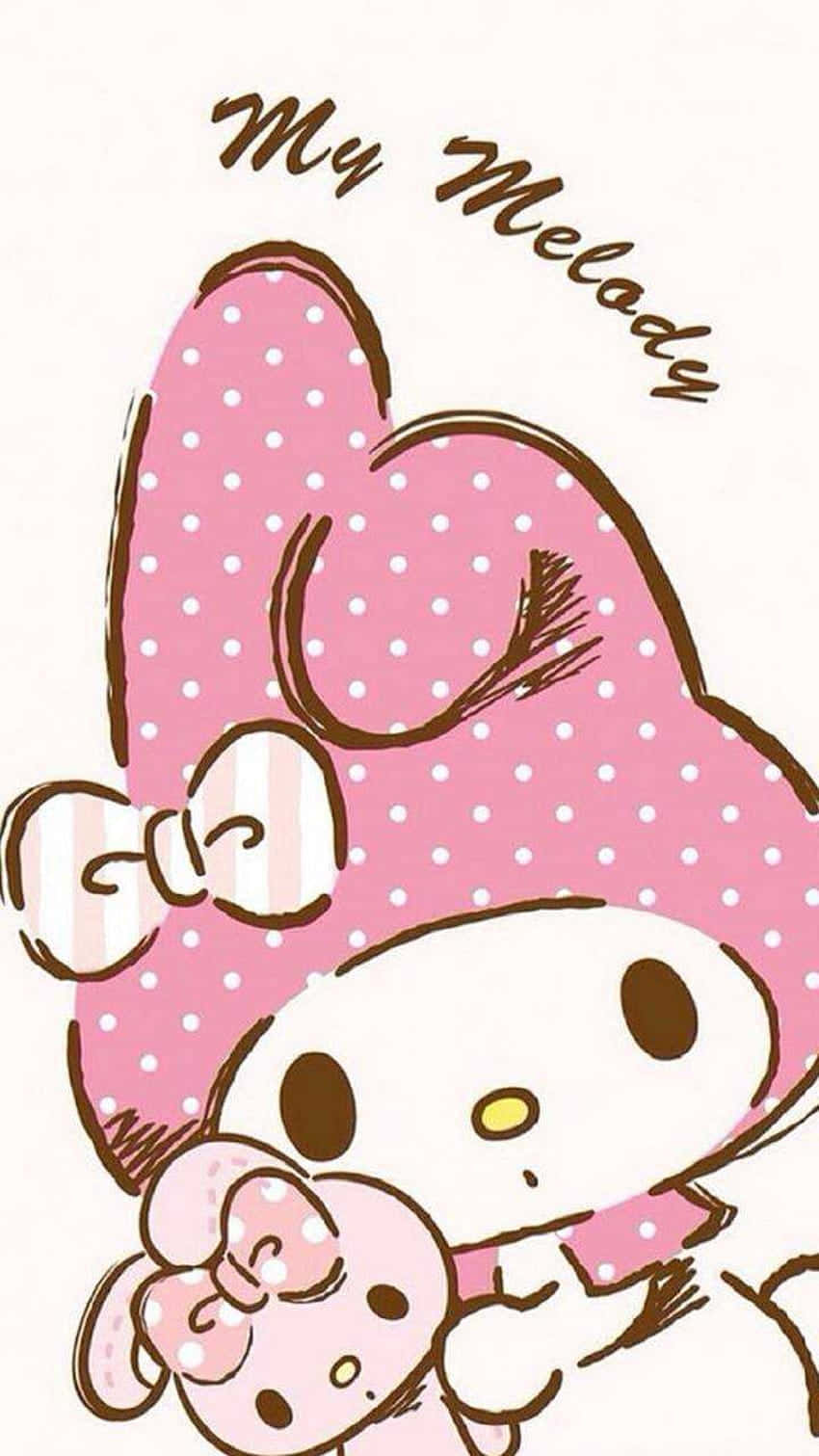 Sötmy Melody Sanrio-karaktär. Wallpaper