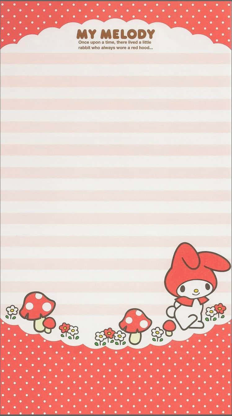 Cute My Melody Stationery Wallpaper
