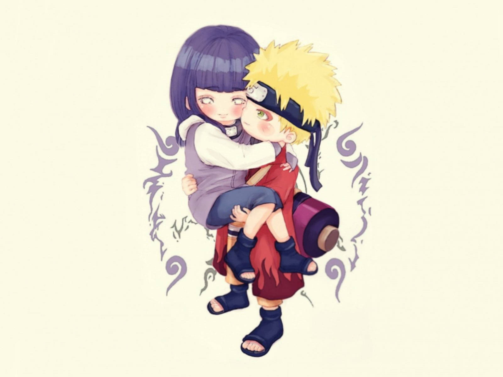 Cute Naruto And Hinata Couple Wallpaper