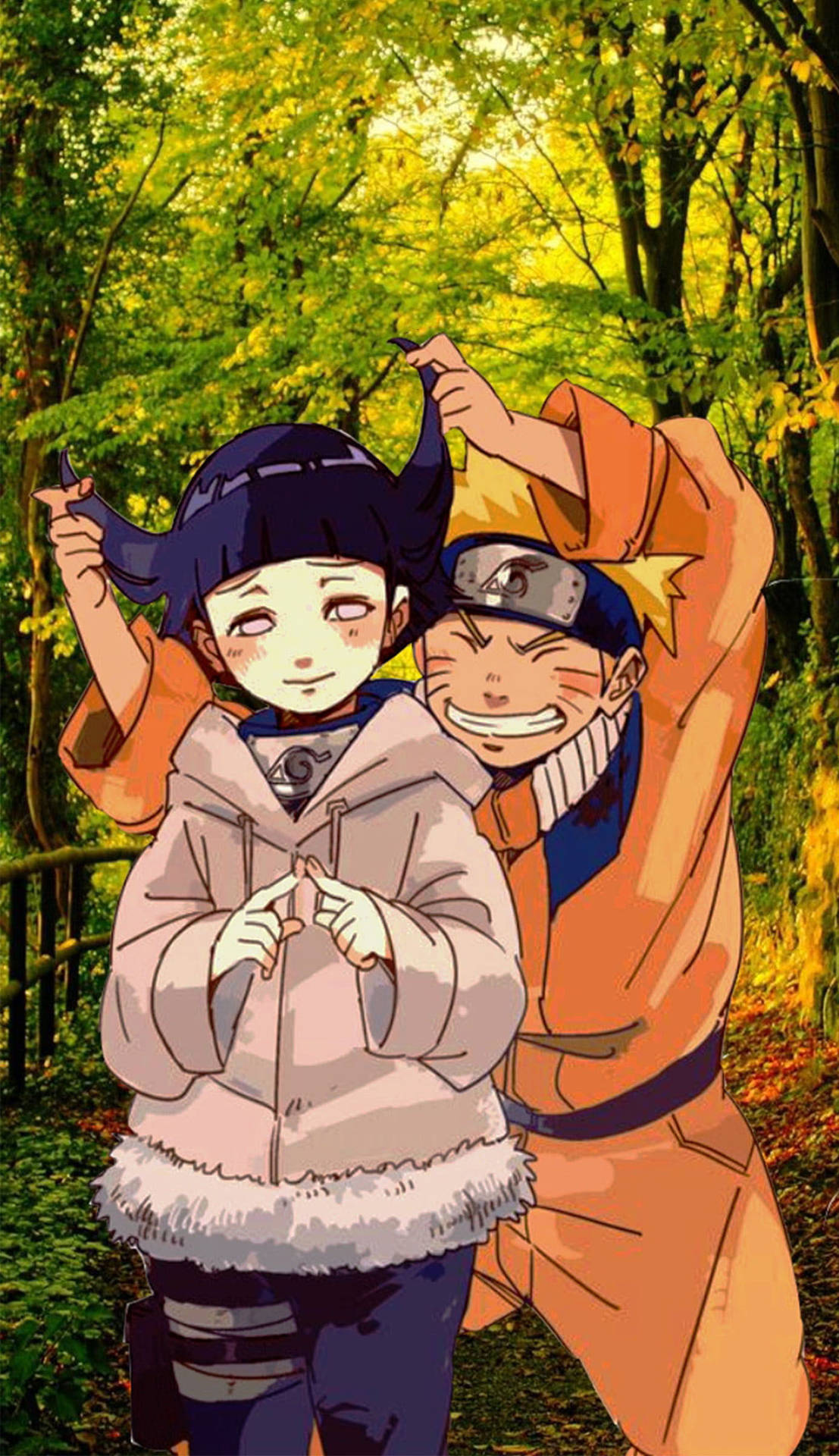 Cute Naruto Forest Aesthetic Wallpaper