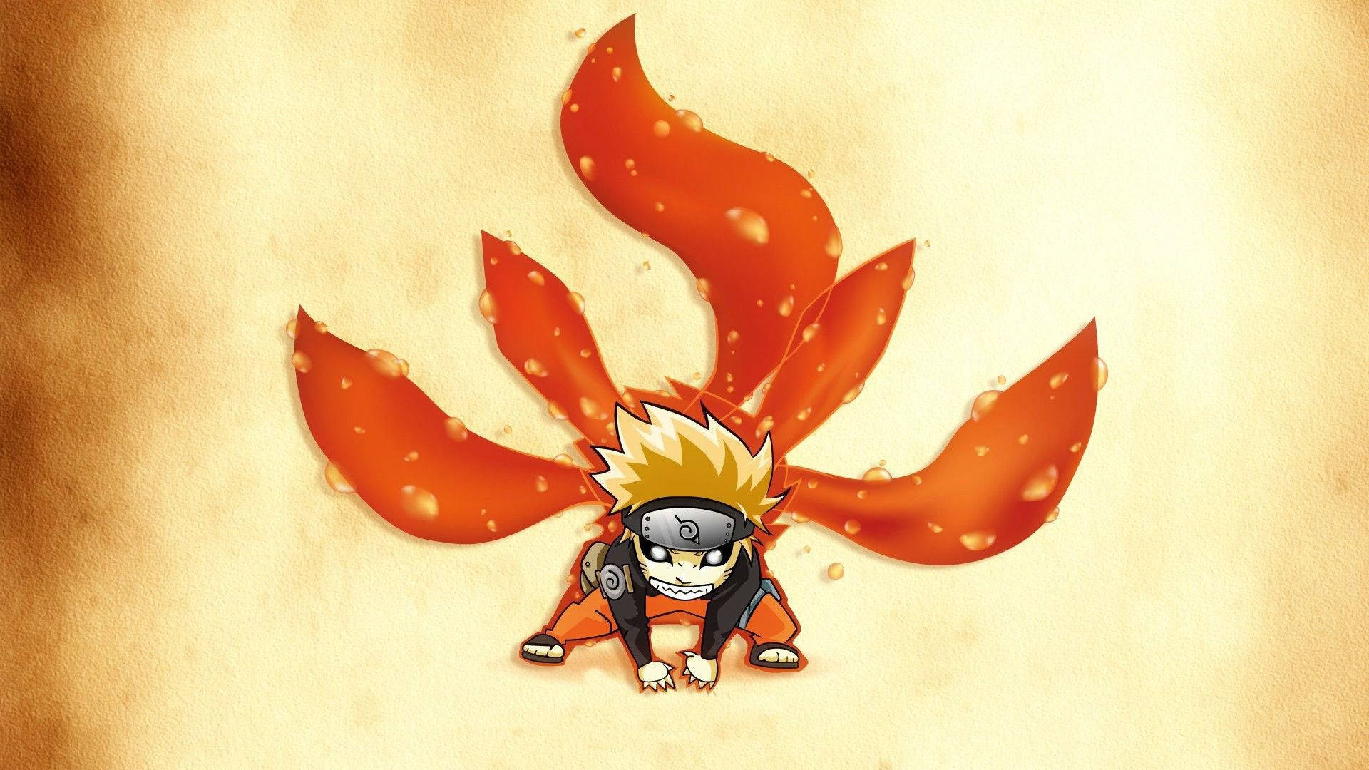 Cute Naruto Kyuubi Art Wallpaper