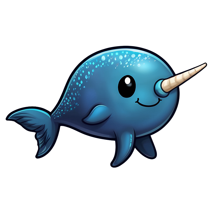 Download Cute Narwhal Drawing Png Ugy21 | Wallpapers.com