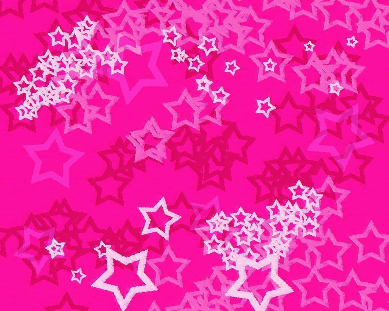 Get ready to glow with Cute Neon Pink! Wallpaper