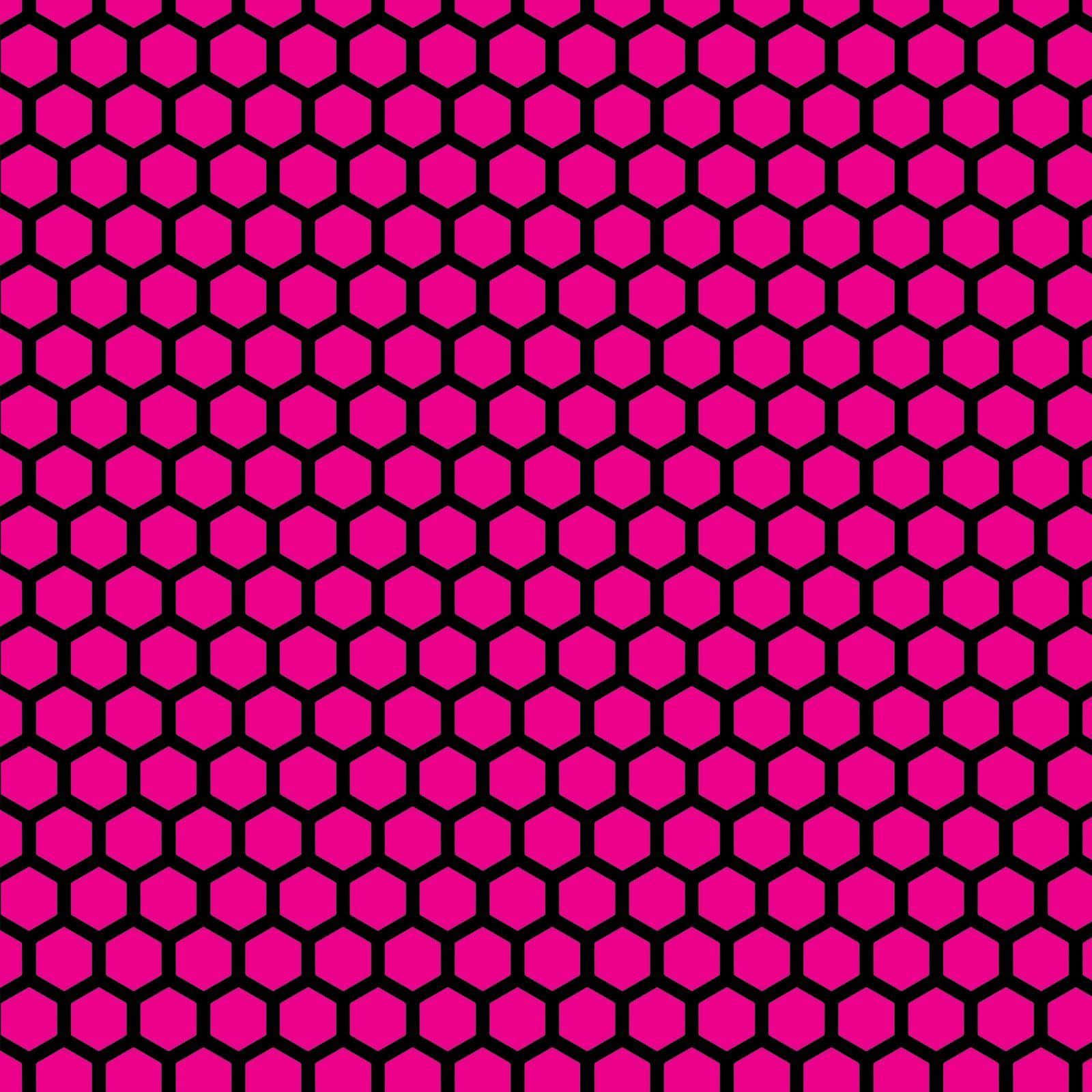 Enlivlig Neon Pink Baggrund Med Et Sjovt Mønster. Wallpaper