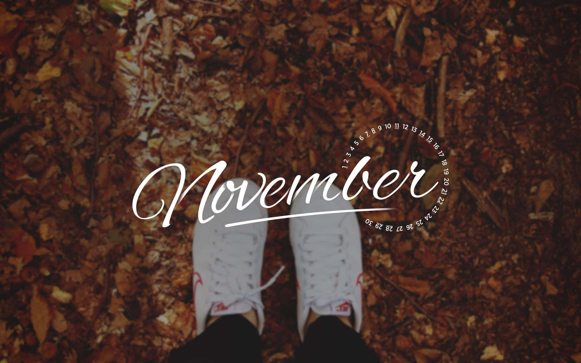 Søde november sko Wallpaper