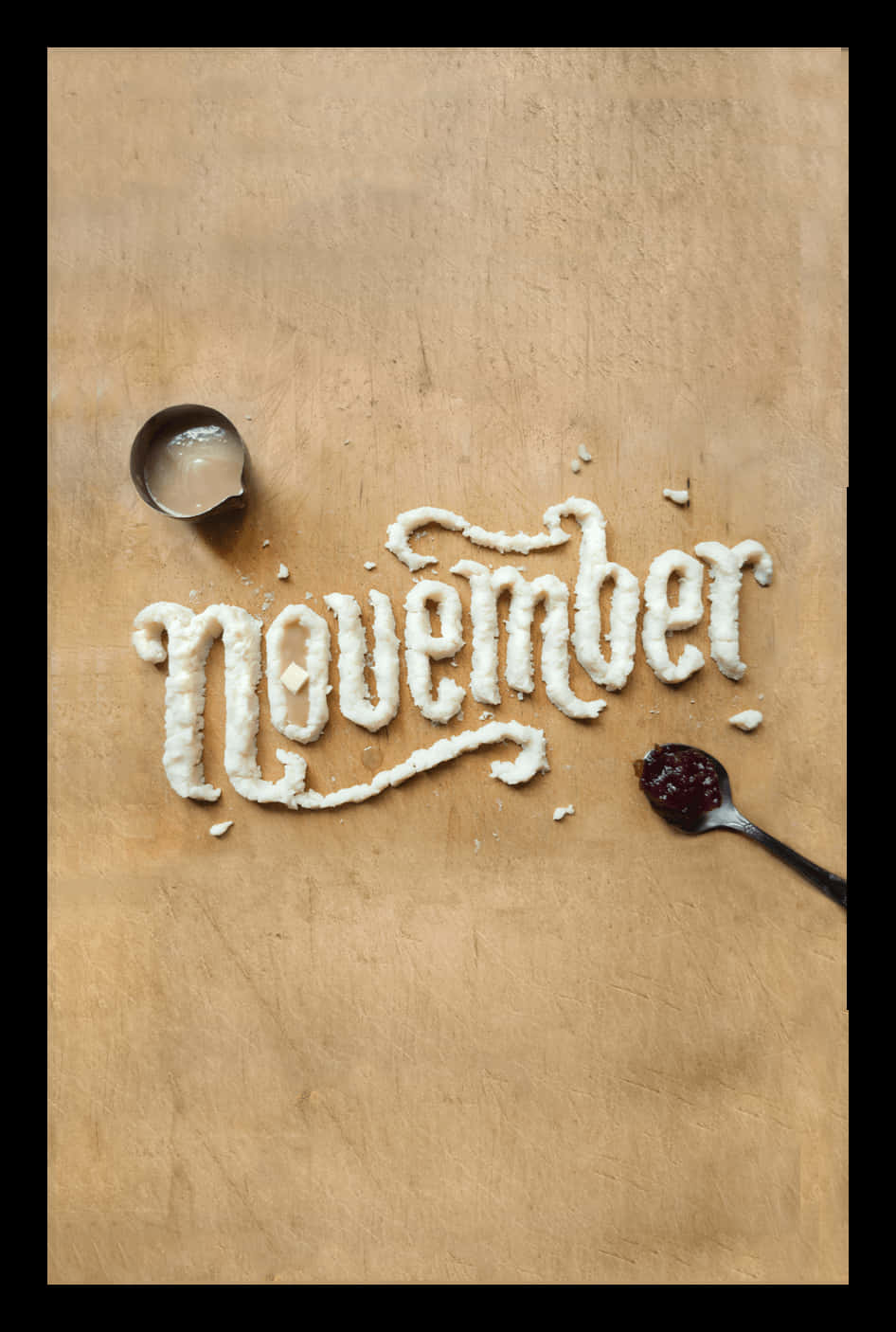 Cute November Coffee Theme Wallpaper