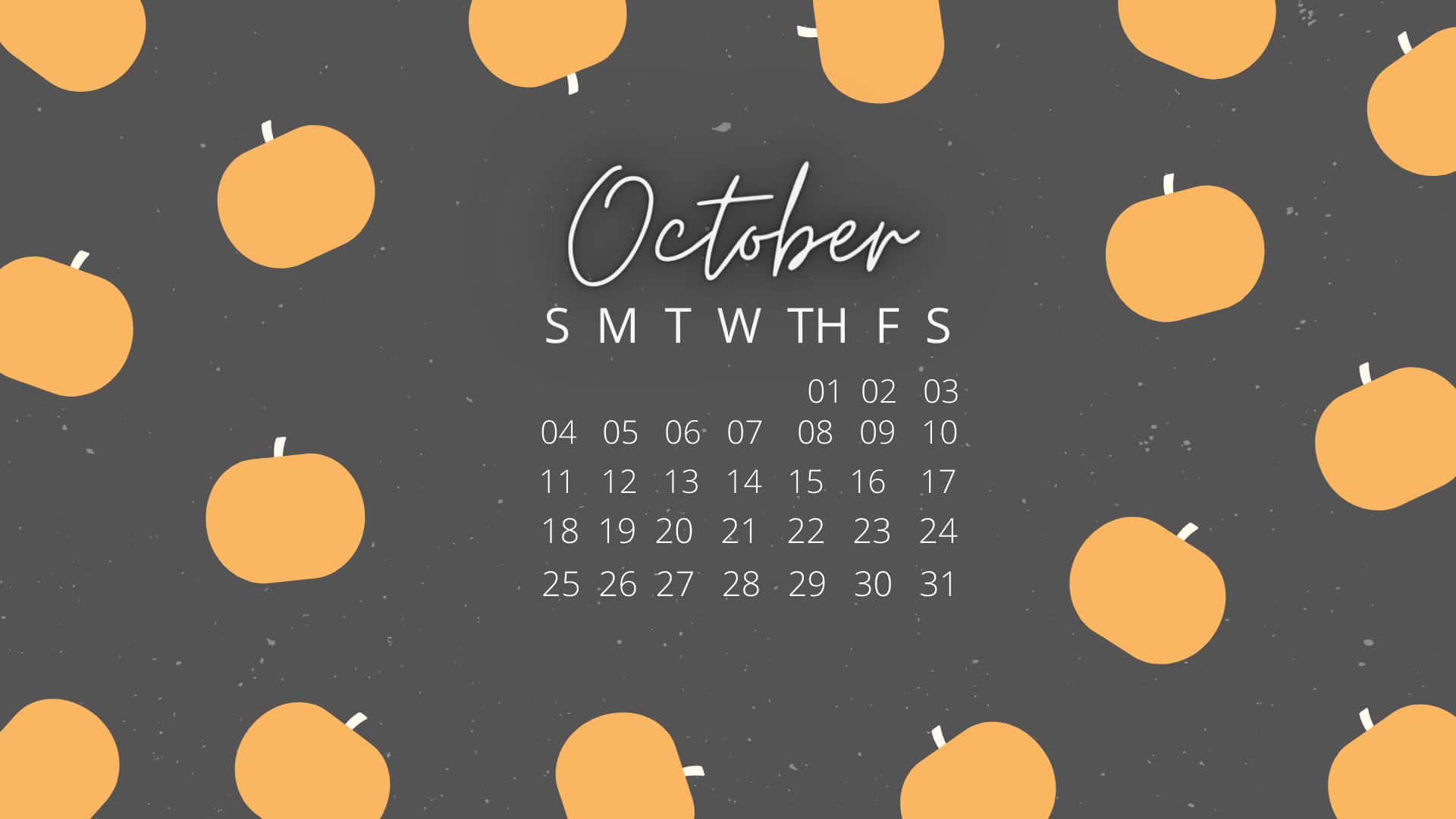 "Let's Make October Fun!" Wallpaper