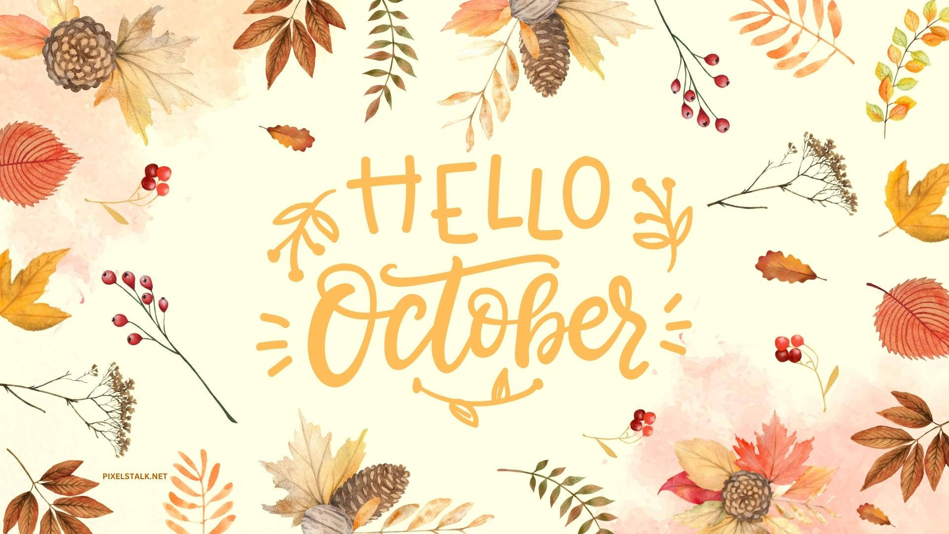 Einperfekter Herbsttag Im Oktober! Wallpaper