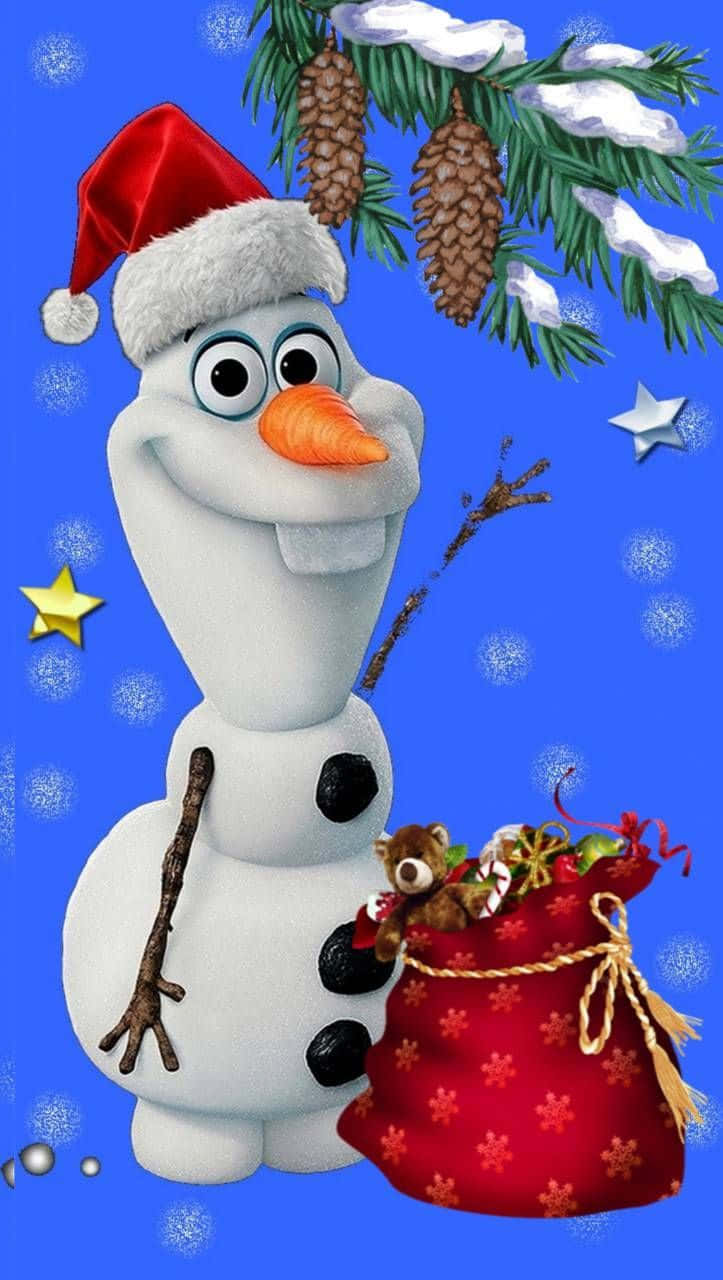 Come join the fun with Cute Olaf! Wallpaper