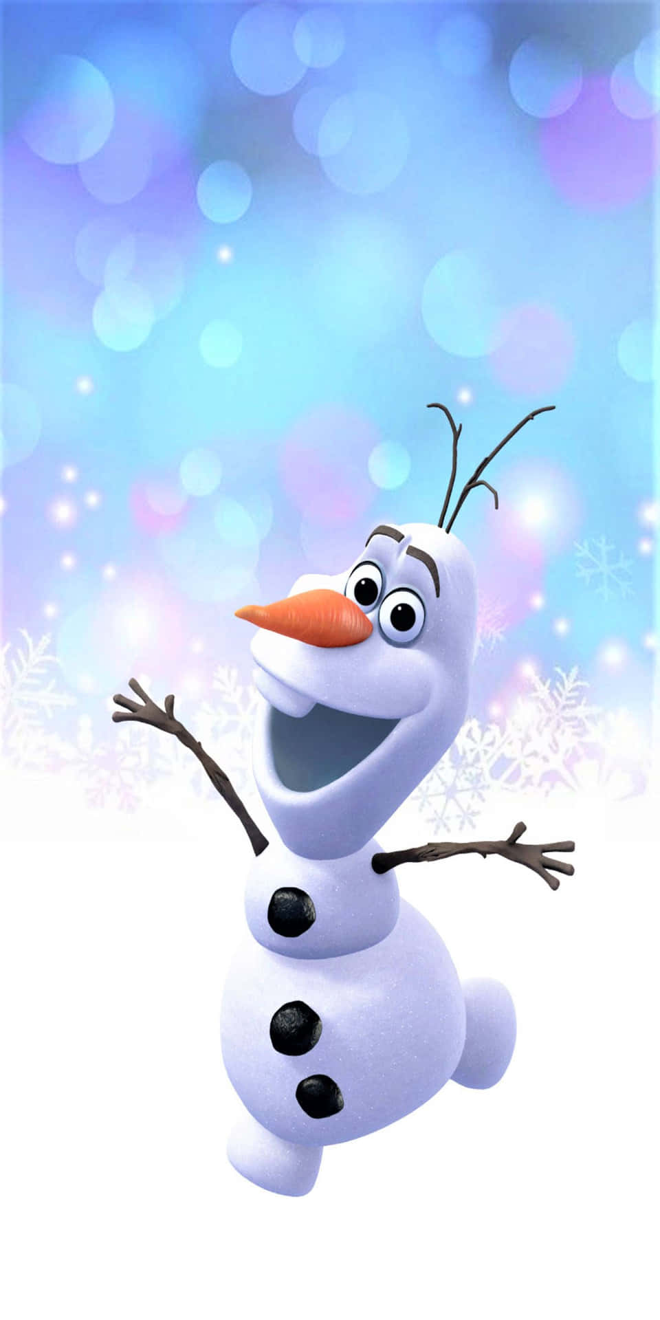 Cute Olaf  Love Always Melts The Winter Cold Wallpaper