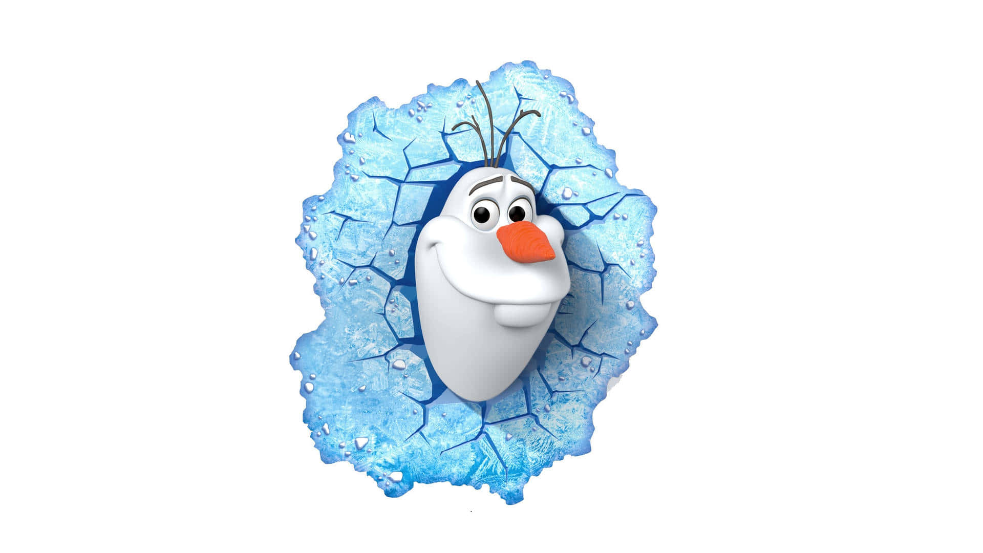 a cute Olaf from Frozen Wallpaper