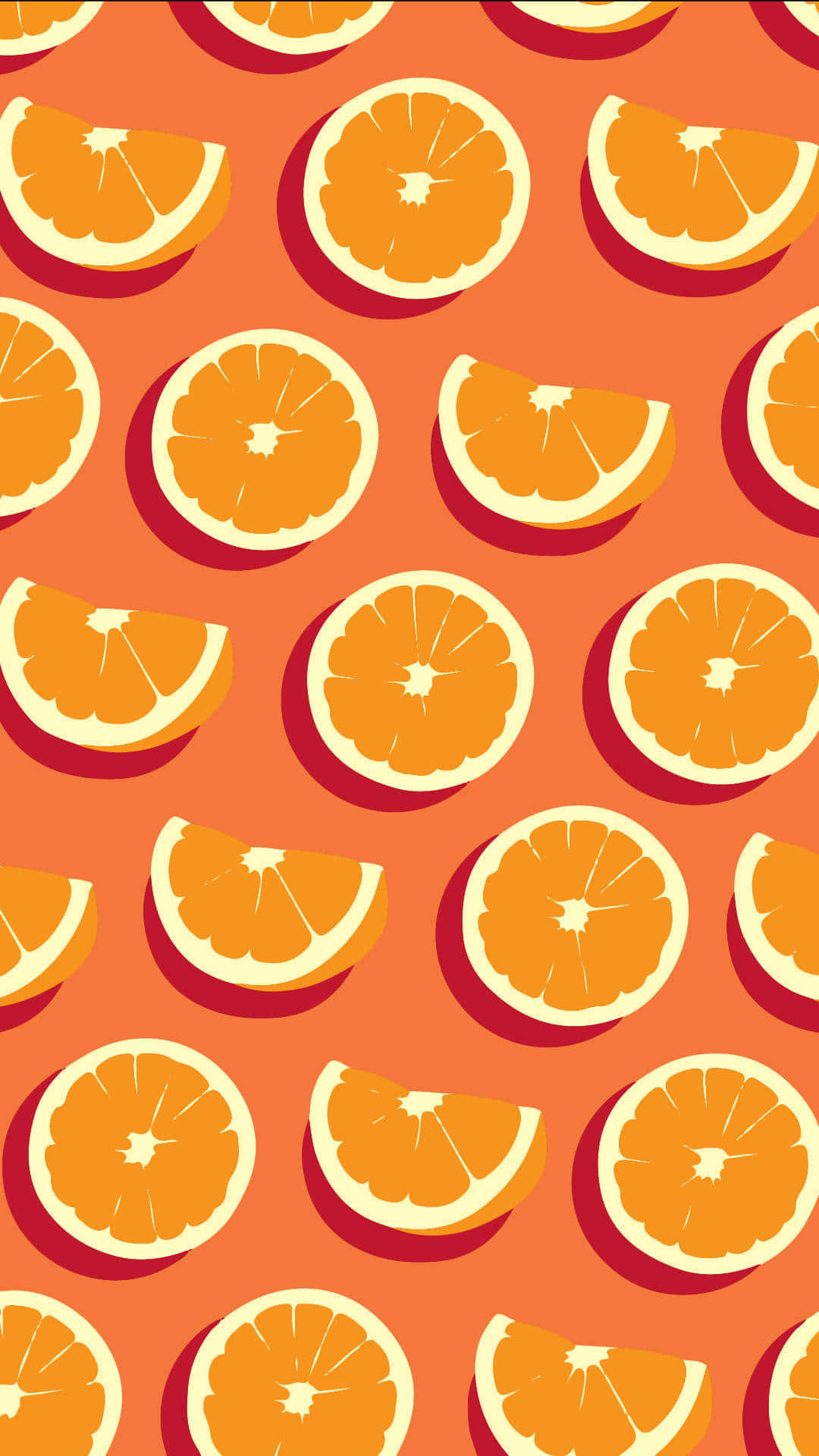 Bright and Playful Cute Orange Background